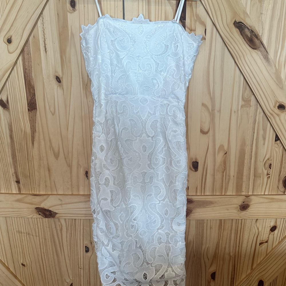 Lulus white long dress